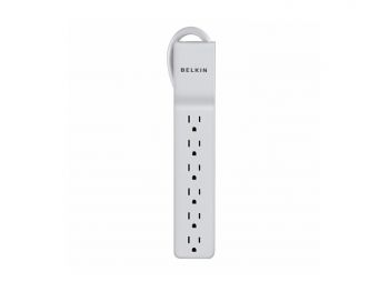 BELKIN BE106000-2.5 2.5 feet 6 Outlets 555 joule Home/Office Surge Protector
