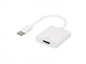 2015 New White Color USB 3.1 Type C male to HDMI Female Adapter