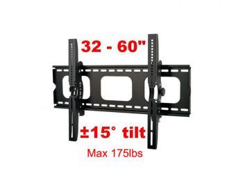 64-110B for 32inch-60inchTV/Max 175lbs/21.1W x 20.9 H x(4.5-20.3)D