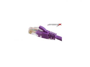 1Ft Cat5e Purple Patch Cable 