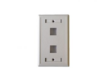 2 Ports Wall Plate