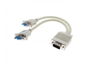 VGA Splitter Cable Adapter, , 1 in 2 out