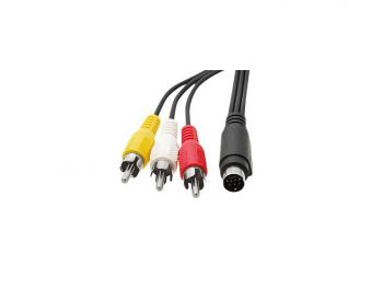 6Ft Svideo to 3RCA Composite Cable